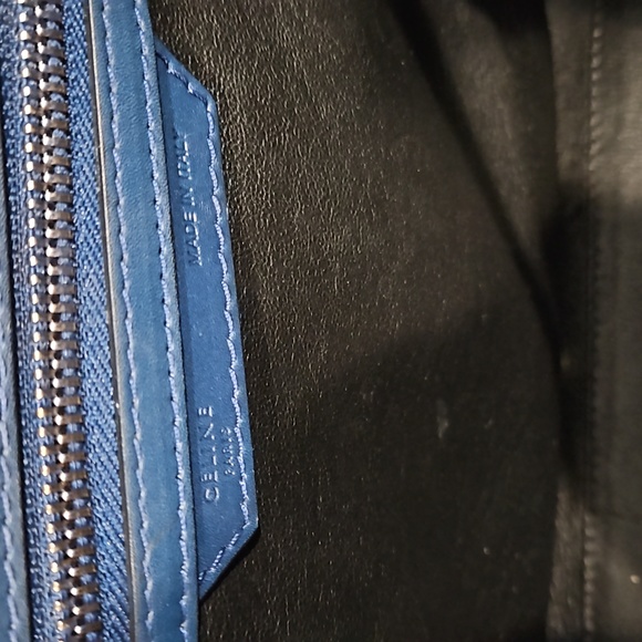 Blue and black Céline medium tote - Picture 9 of 12